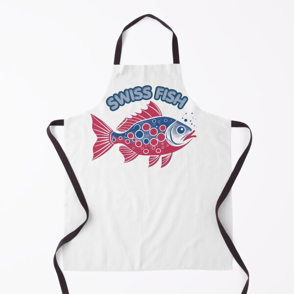 Item preview, Swiss Fish – Say It 3 Times Fast Funny Graphic Tee | Punny Ocean Design Shirt designed and sold by SIGNAL & BLOOM.