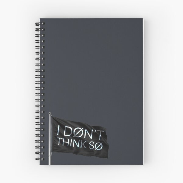 Item preview, I Don’t Think So Minimal Futuristic Typography Flag designed and sold by Meivelle.
