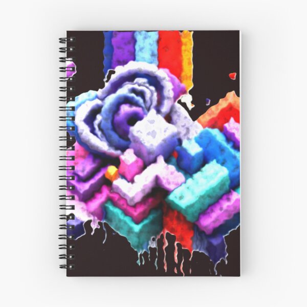 Item preview, cubic fusion C matte colorful geometric cubist abstract design designed and sold by SmashingDeals.