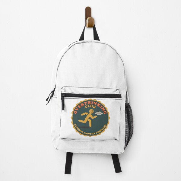 Item preview, Overthinking Club Running From My Problems Funny Retro Badge designed and sold by Joshbrowny.