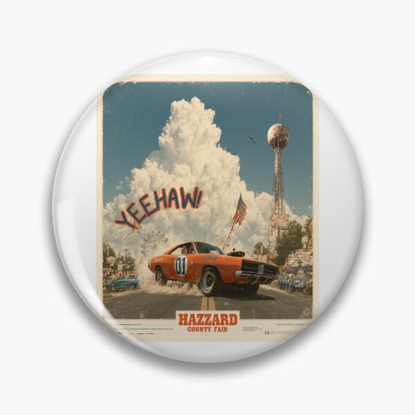 Artikelvorschau, Hazzard County Fair mit dem General Lee | Retro-Landesjahr-Popkultur-Design entworfen und verkauft von Ignorant-Artist.