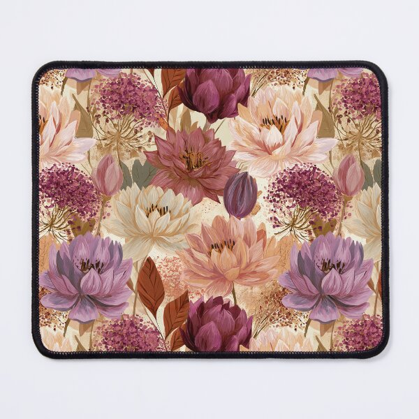Item preview, Elegant Lotus - Retro Flower Floral - Wedding Gift Ideas designed and sold by RoyalStarsPatts.