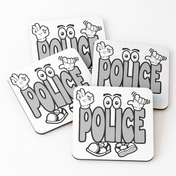 Item preview, Police - WORK Street Lettering Cartoon Character  designed and sold by NFTWords.