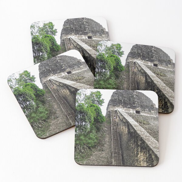Item preview, Climbing the Mayan Pyramid in Tikal, Guatemala  designed and sold by heatherfriedman.
