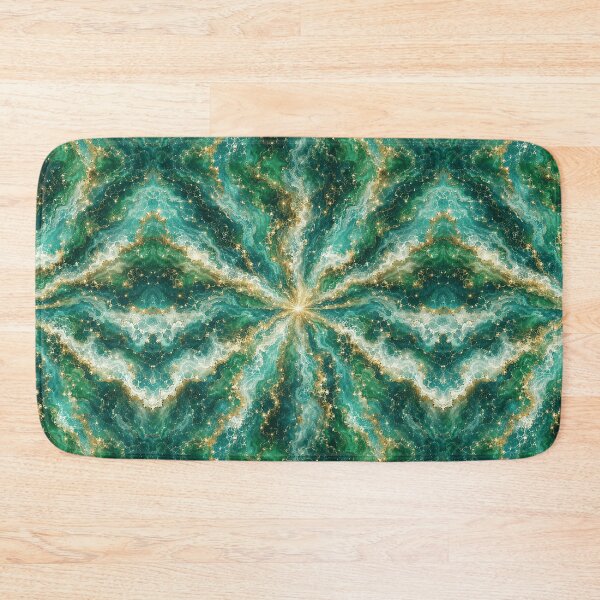 Item preview, Celestial Ocean Radial Teal Wave Art designed and sold by Inkworksbyshery.