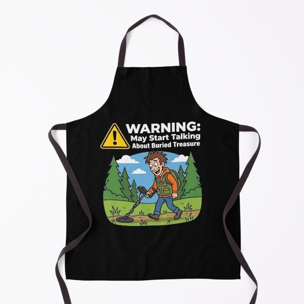 Item preview, WARNING May Start Talking About Buried Treasure Metal Detecting designed and sold by Sekla-Studio.