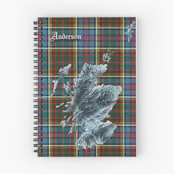 Item preview, Scotland Map and Clan Anderson Tartan designed and sold by davidelder.