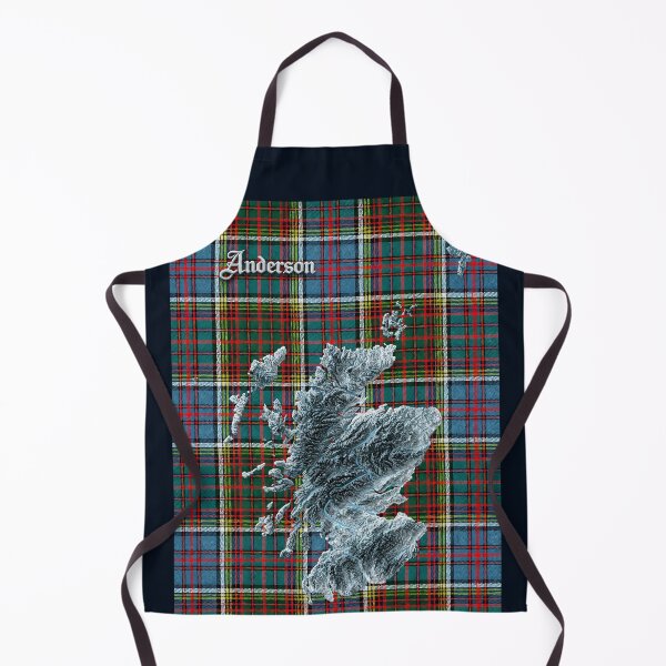 Item preview, Scotland Map and Clan Anderson Tartan designed and sold by davidelder.