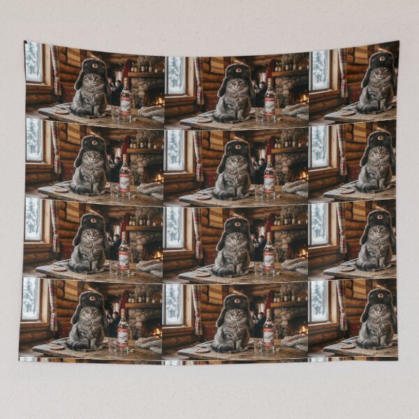 Item preview, Russian cat designed and sold by dibujosarts.