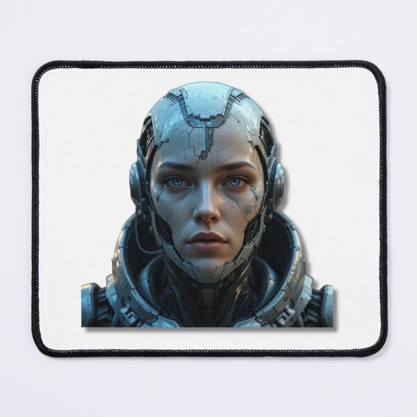 Item preview, Futuristic Cyber Android Portrait Graphic Design designed and sold by nova-bloom.