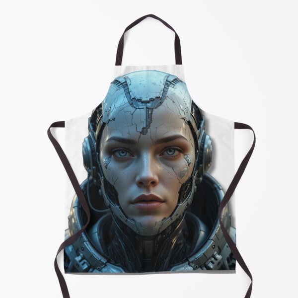 Item preview, Futuristic Cyber Android Portrait Graphic Design designed and sold by nova-bloom.