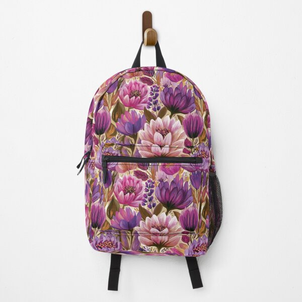 Item preview, Flourishing Lotus Floral - Flower Garden Pattern - Anniversary Gift Ideas designed and sold by RoyalStarsPatts.