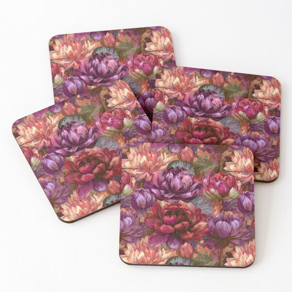Item preview, Minimalistic Lotus Print  - Flower Garden Pattern - Anniversary Gifts designed and sold by RoyalStarsPatts.