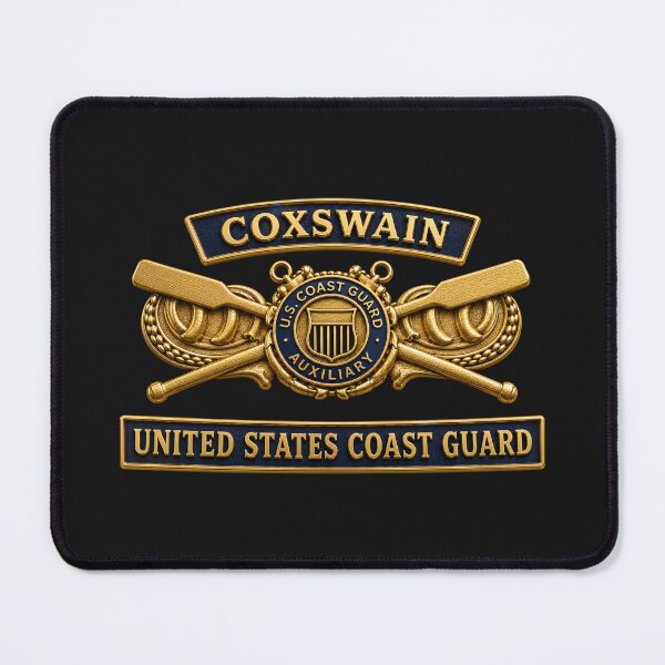 Item preview, USCG - Coxswain - Auxiliary w txt - 3D - Enhanced designed and sold by Military Insignia Products.