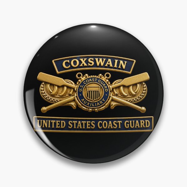Item preview, USCG - Coxswain - Auxiliary w txt - 3D - Enhanced designed and sold by Military Insignia Products.