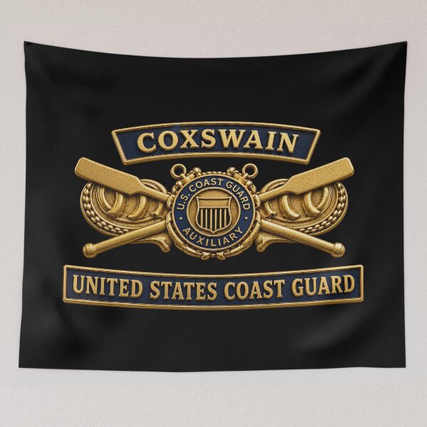 Item preview, USCG - Coxswain - Auxiliary w txt - 3D - Enhanced designed and sold by Military Insignia Products.