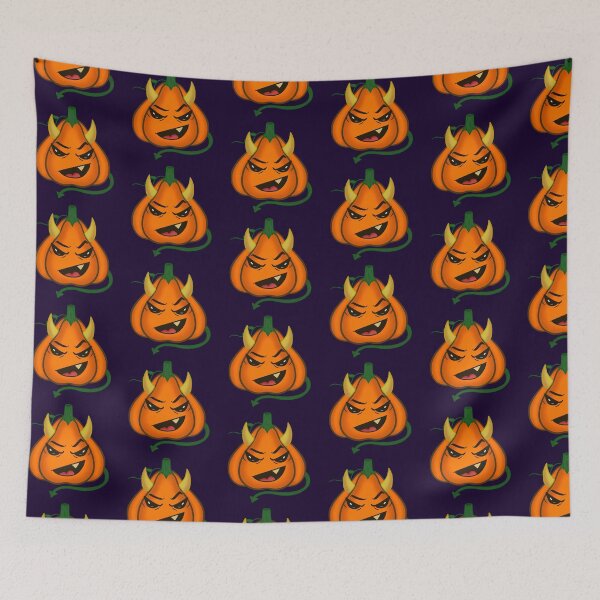 Item preview, Devil Kawaii Pumpkin Cartoon designed and sold by lucien marcel barrera.