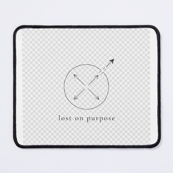 Item preview, Lost On Purpose Minimalist Compass Adventure Design designed and sold by ImagineDraws.