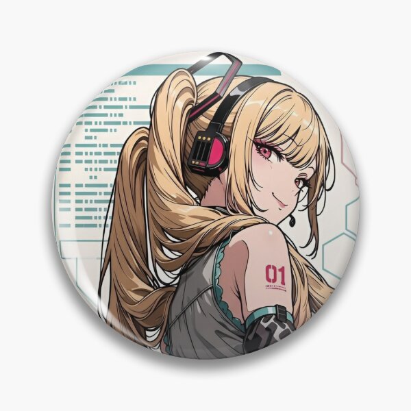 Item preview, Cyber Idol Girl – Futuristic Anime DJ & Digital Pop Star Illustration designed and sold by Dyan4.