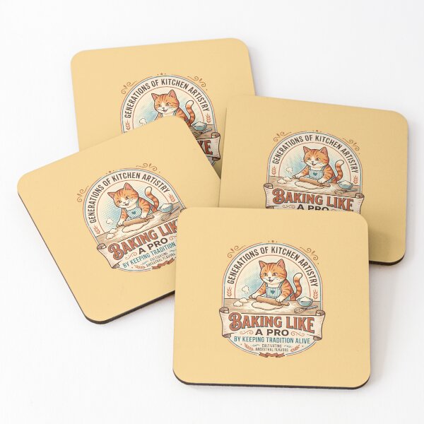Item preview, Cat baking like a pro - Generations of Kitchen Artistry designed and sold by ParadoxParadox.