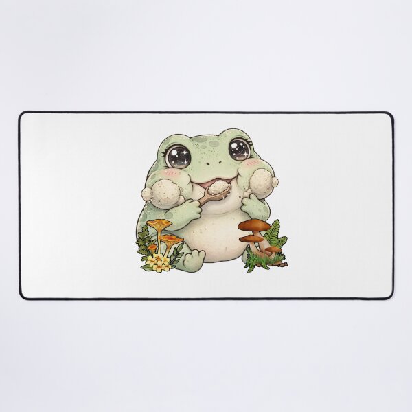 Item preview, I Eat Sand - Cute Kawaii Frog Eating Sand Meme Goblincore designed and sold by Neurospicy Trolls.