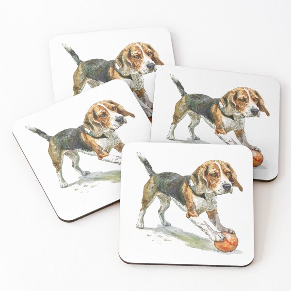 Item preview, Beagle Dog | Cute Puppy Aesthetic Art designed and sold by Mandayartstudio.