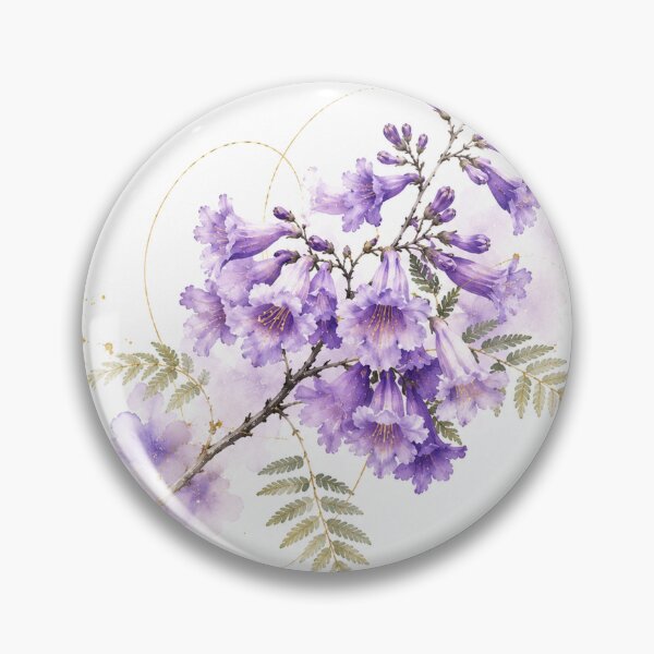 Item preview, Jacaranda in Watercolor | Argentine Botany | Elegant Floral Illustration designed and sold by Esencia Argentina.