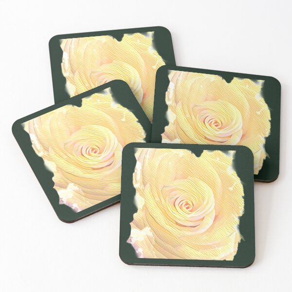 Item preview, Sunny Yellow Rose Watercolor Vignette Digital Art designed and sold by BalkanBloom.