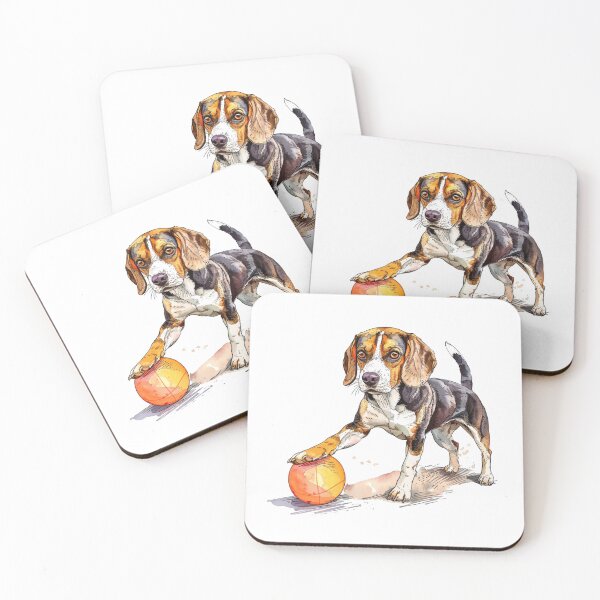 Item preview, Beagle Dog | Cute Puppy Aesthetic Art designed and sold by Mandayartstudio.