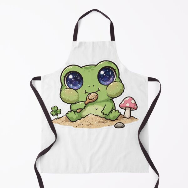 Item preview, I Eat Sand - Funny Kawaii Frog Eating Sand with Galaxy Eyes designed and sold by Neurospicy Trolls.