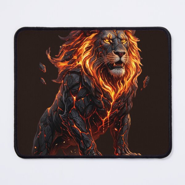 Item preview, Inferno Lion Guardian | Volcanic King of Fire designed and sold by Origamoart.