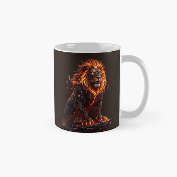 Item preview, Inferno Lion Guardian | Volcanic King of Fire designed and sold by Origamoart.