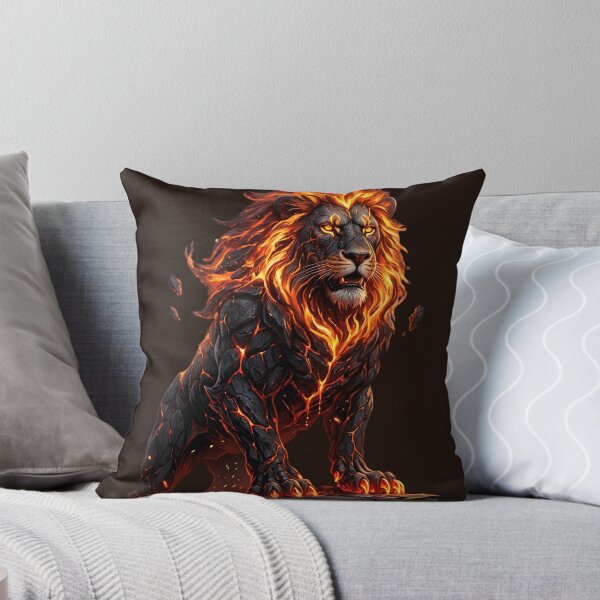 Item preview, Inferno Lion Guardian | Volcanic King of Fire designed and sold by Origamoart.