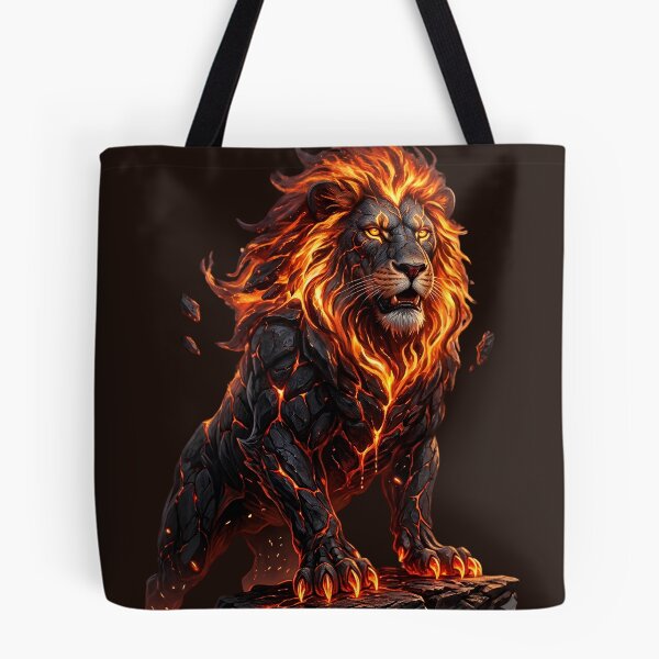 Item preview, Inferno Lion Guardian | Volcanic King of Fire designed and sold by Origamoart.