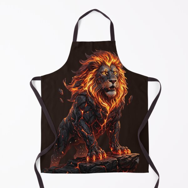 Item preview, Inferno Lion Guardian | Volcanic King of Fire designed and sold by Origamoart.