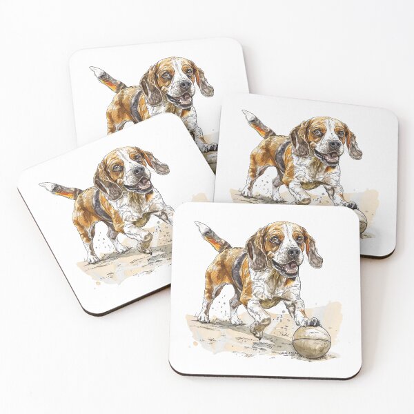 Item preview, Beagle Dog | Cute Puppy Aesthetic Art designed and sold by Mandayartstudio.