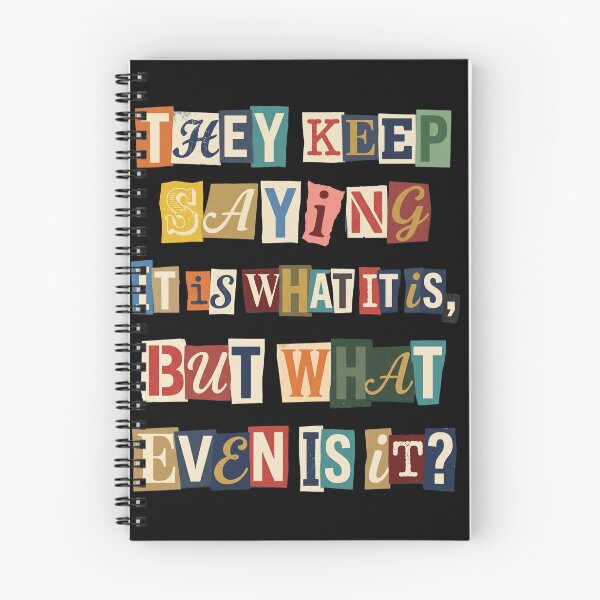 Item preview, What Even Is It Sarcastic Ransom Note Quote designed and sold by d247.