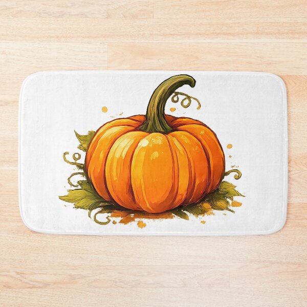 Item preview, Autumn Orange Pumpkin Harvest Illustration designed and sold by BetweenForms.
