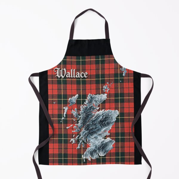 Item preview, Scotland Map and Clan Wallace Tartan designed and sold by davidelder.