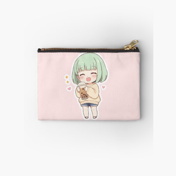 Item preview, Cute Chibi Bubble Tea Lover PNG Sticker | Kawaii Anime Boba Aesthetic | Japanese Pastel Vinyl Decal for Laptop, Phone & Notebook designed and sold by Stylestickers55.