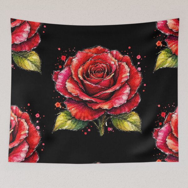 Item preview, Rose Watercolor Art – Elegant Botanical Floral Illustration designed and sold by ColorSplash123.