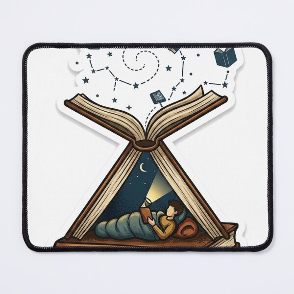 Item preview, Night Sky Reads - Book Tent Adventure designed and sold by RoyArt0.