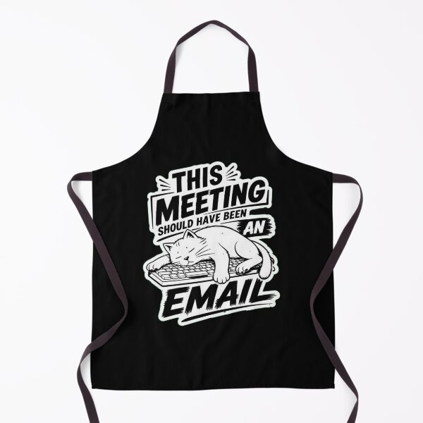 Item preview, This Meeting Should Have Been An Email Cat Sticker designed and sold by Cat Meme Fund.