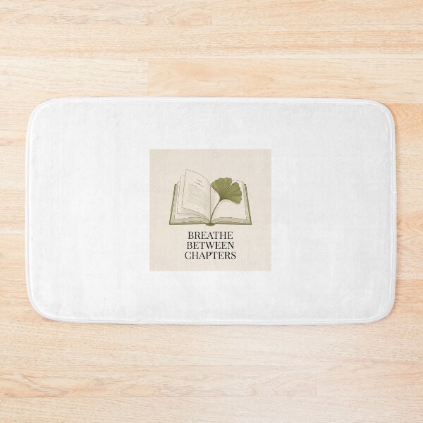 Item preview, Breathe Between Chapters Minimalist Book Lover Design designed and sold by ImagineDraws.