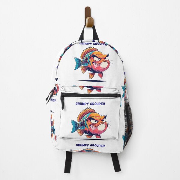 Item preview, Grumpy Grouper – Bad Day Fish Graphic Tee | Funny Relatable Mood Shirt designed and sold by SIGNAL & BLOOM.