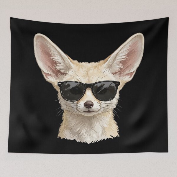 Item preview, Cool Fennec Fox designed and sold by VelvetRoom.