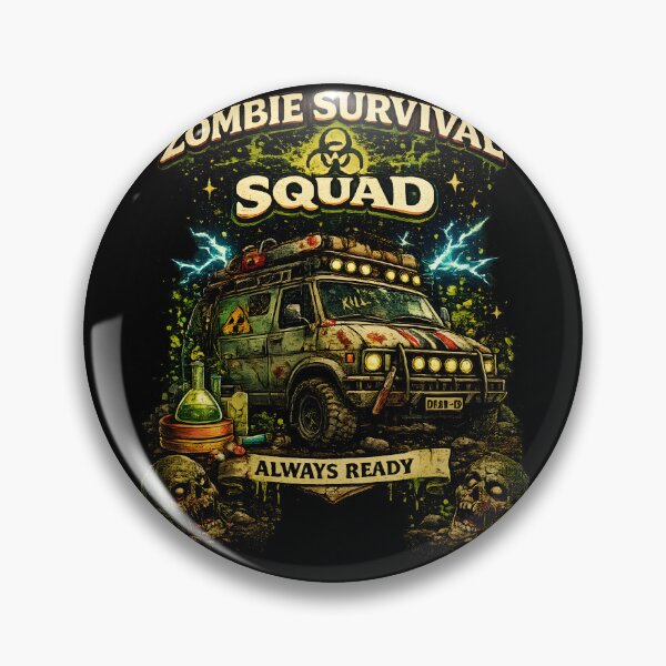 Item preview, Zombie Survival Squad Off Road Apocalypse Van designed and sold by CreativeMindsetLab.
