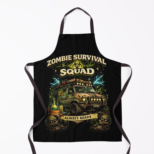 Item preview, Zombie Survival Squad Off Road Apocalypse Van designed and sold by CreativeMindsetLab.