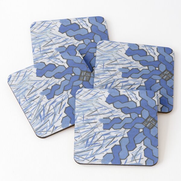 Item preview, Blue Geometric Pattern designed and sold by Crissavia.