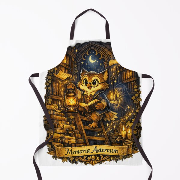 Item preview, The Enchanted Archivist – Disney‑Inspired Dark Academia Owl Illustration designed and sold by Shadowframe Studios.